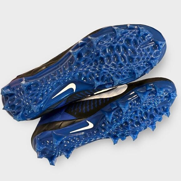 Nike Alpha Menace Pro 2 Mid Blue Black Football Cleats BV3945-400 Mens size 13 - Picture 5 of 6